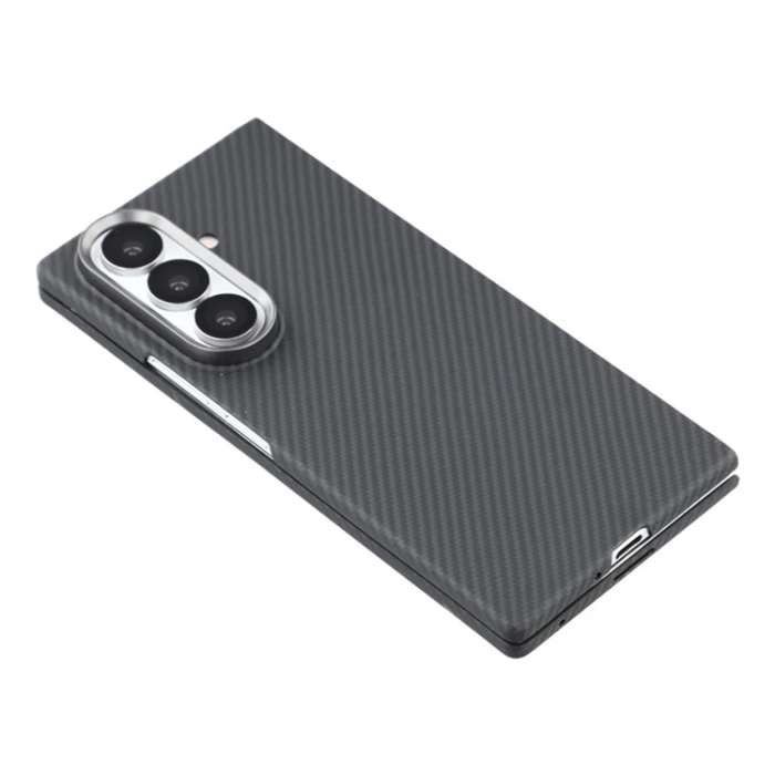 A-One Brand - Galaxy Z Fold 7 5G Mobilskal Magsafe Aramid Fiber 600D - Grå