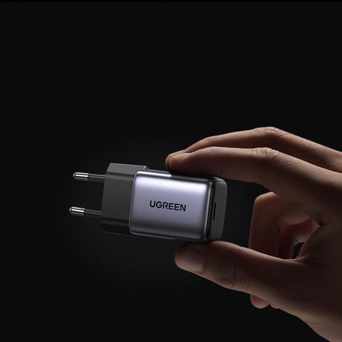 UTGATT - Ugreen Nexode Mini Väggladdare 30W USB-C - Grå