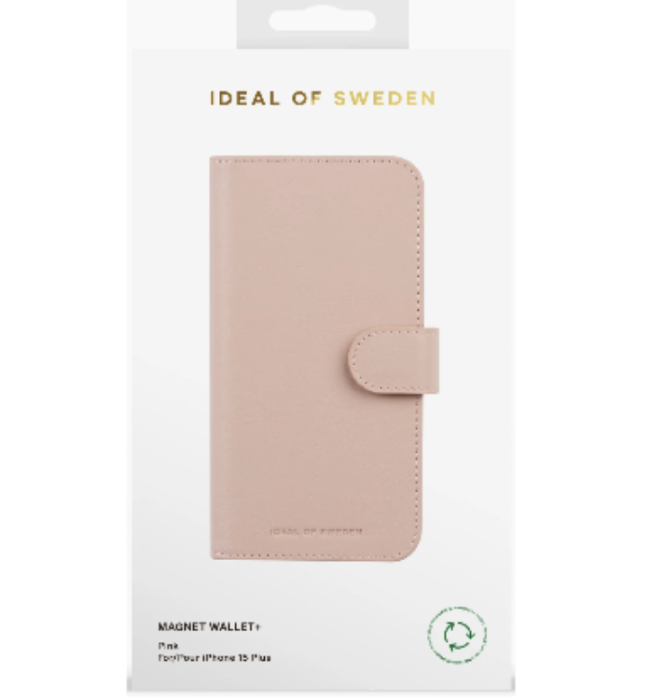 iDeal of Sweden - Ideal Of Sweden iPhone 15 Plus Plånboksfodral Magnet - Rosa