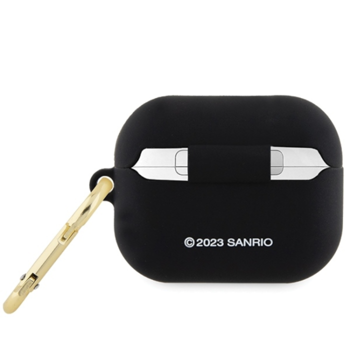 Hello Kitty - Hello Kitty AirPods Pro Skal Silikon Kitty Head - Svart