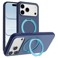 A-One Brand - iPhone 17 Pro Max Mobilskal MagSafe Rotary Kickstand Skin Touch