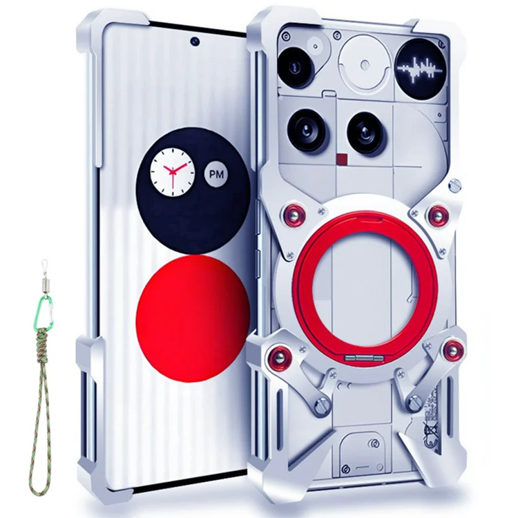 Nothing Phone (3) Mobilskal Magsafe Bumper Kickstand - Silver | 2353 | AlltMobil