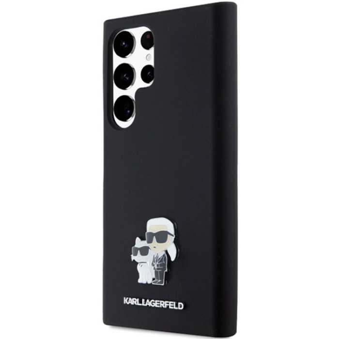 KARL LAGERFELD - Karl Lagerfeld Galaxy S23 Ultra Mobilskal Silikon Karl&Choupette