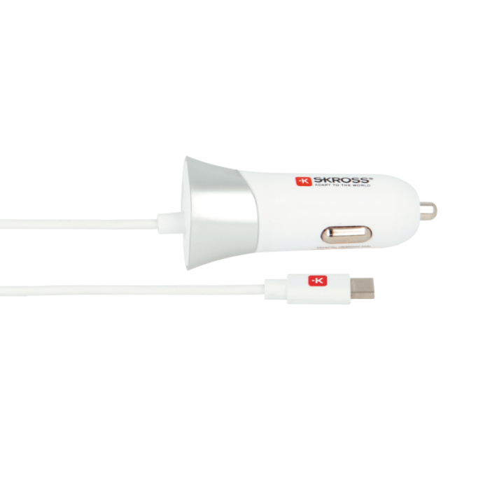 UTGATT1 - SKross USB-Billaddare med Typ-C-Kabel 2.0