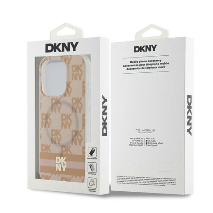 DKNY - DKNY iPhone 13 Pro/13 Mobilskal Magsafe IML Checkered Mono