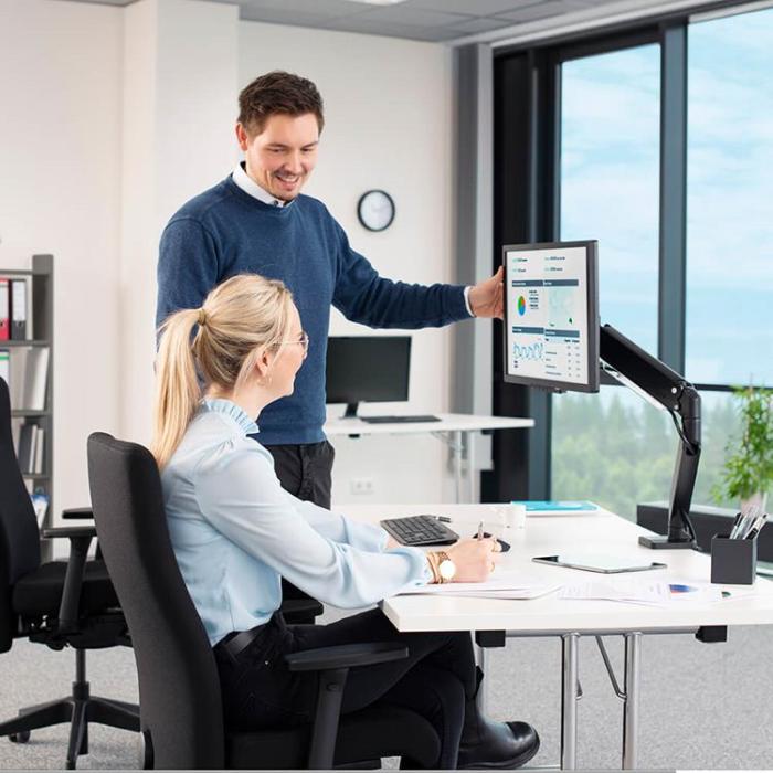 Hama - Hama Monitorfäste Performer För En Monitor - Dynamisk Svart