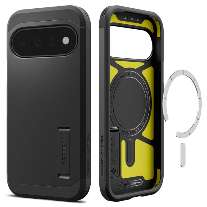 Spigen - Spigen Mobilskal För Google Pixel 11 Magsafe Tough Armor - Svart