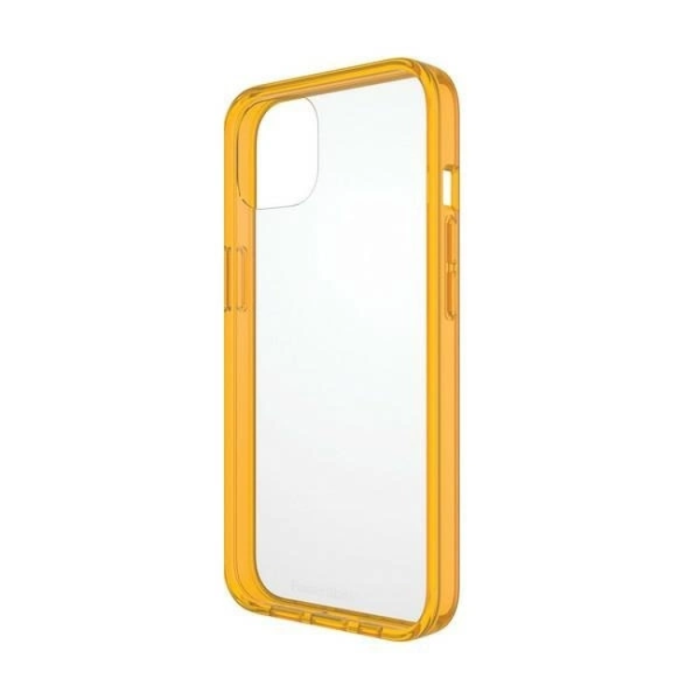 PanzerGlass - PanzerGlass iPhone 13/14/15 Mobilskal Antibacterial - Transparent/Gul