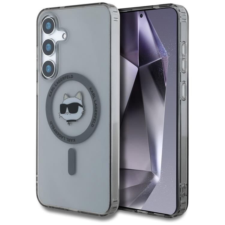 Karl Lagerfeld Galaxy S25 Mobilskal MagSafe Choupette Printed Logo - Svart | 2353 | AlltMobil
