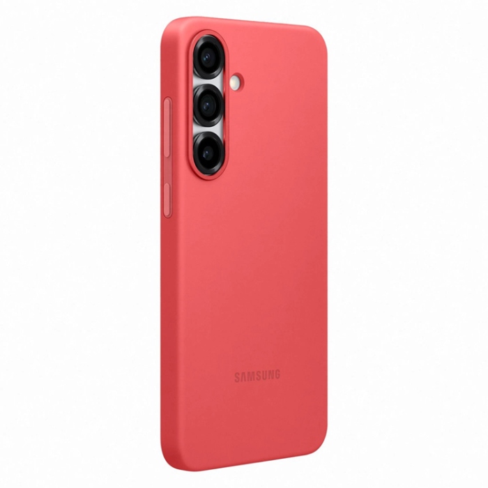 Samsung - Samsung Galaxy S25 Plus Mobilskal Silikon - Röd