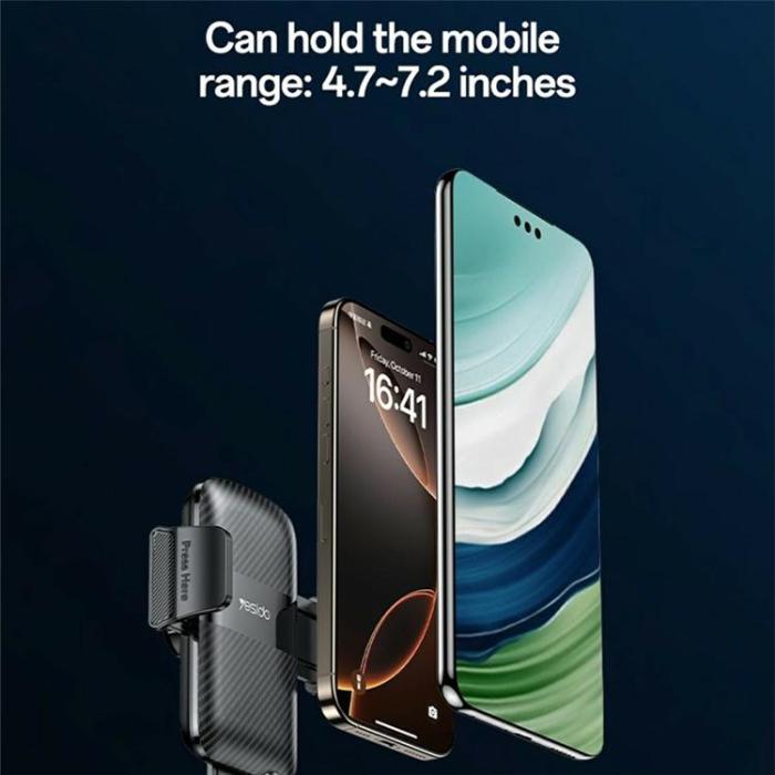 Yesido - YESIDO Bilhållare Sugkopp för Instrumentbräda till 4.7 - 7.2