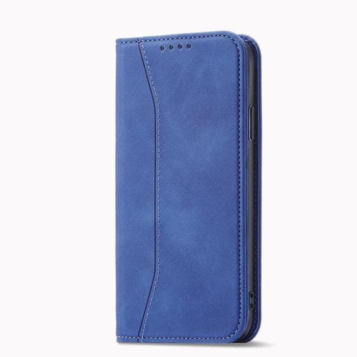 OEM - iPhone 12 Plånboksfodral Magnet Fancy - Blå