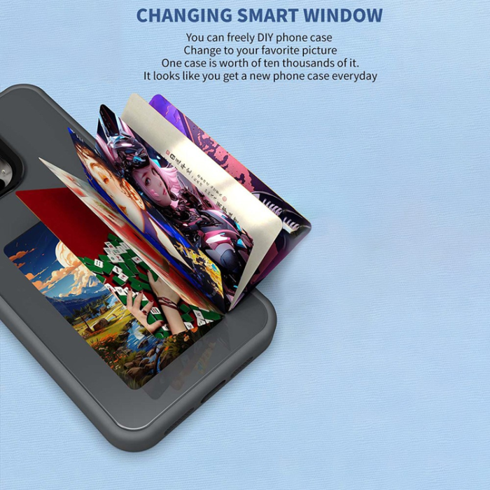 A-One Brand - iPhone 16 Pro Mobilskal E Ink 4-Color Display - Rosa