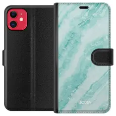 Gustaf - Pl&aring;nboksfodral till Apple iPhone 11 med Mint Marble