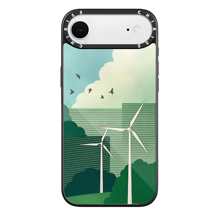 iPhone 17 Air Mobilskal MagSafe Aluminium Silikon (Style R) | 2353 | AlltMobil