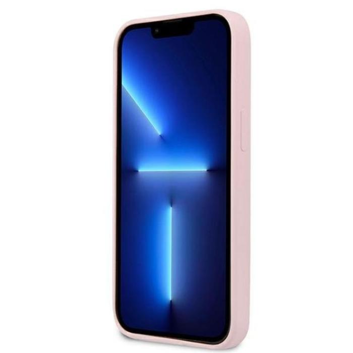 Guess - Guess iPhone 13 Skal Silicone Triangle - Lila
