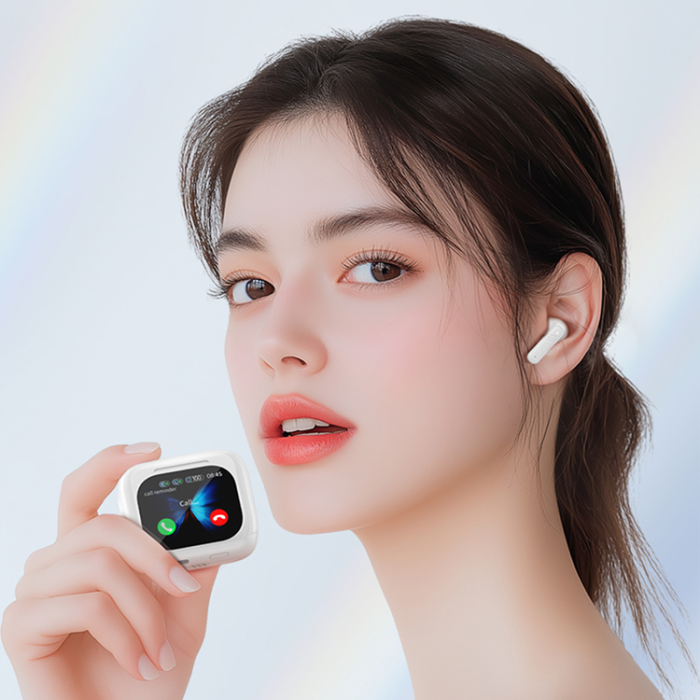 A-One Brand - TWS Trådlösa Bluetooth-Hörlurar In-Ear HD Touch Screen Laddningsfodral LX-50