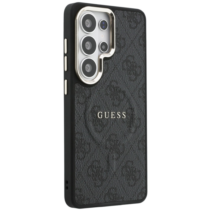 Guess - Guess Mobilskal För Galaxy S26 Ultra MagSafe 4G Embossed Ring - Svart