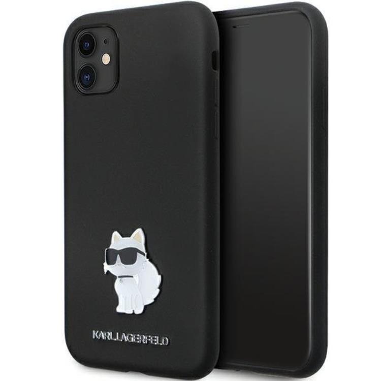 KARL LAGERFELD iPhone 11/XR Mobilskal Silikon C Metal Pin | 2353 | AlltMobil