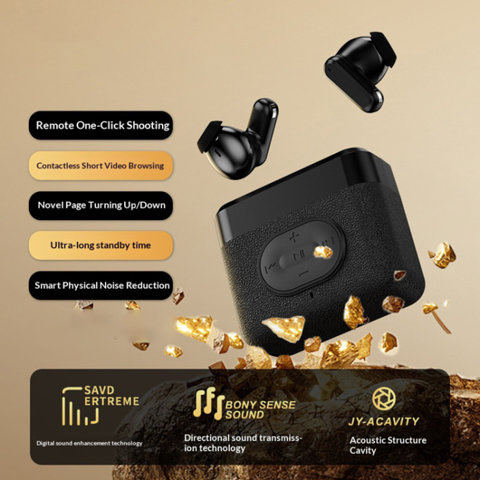 A-One Brand - TWS Trådlösa Bluetooth-Hörlurar 5.4 In-Ear ENC IPX4 Vattentäta LX-13