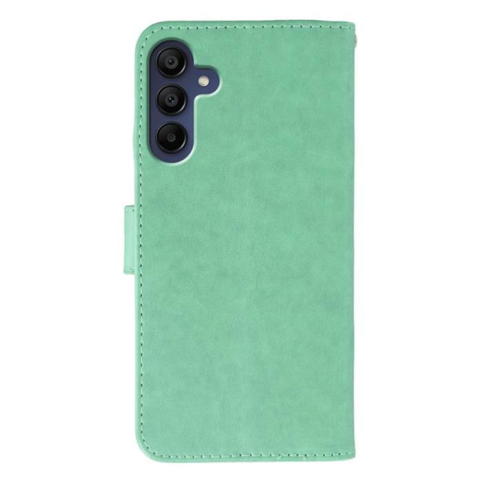 OEM - Samsung Galaxy S26+ Plånboksfodral Konstläder Flip med Rem - Grön