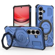 OEM - Mobilskal till Samsung Galaxy S26/S26 Pro Magnetiskt St&auml;ll St&ouml;tt&aring;lig PC TPU Bl&aring;
