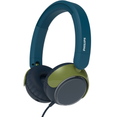 Philips - PHILIPS On-Ear H&ouml;rlurar Barn Volymbegr&auml;nsning 85dB Kabel - Bl&aring;gr&ouml;n kristall