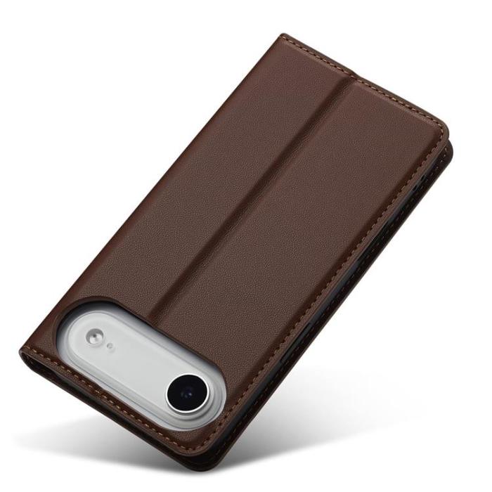 LC.imeeke - LC.IMEEKE iPhone Air Plånboksfodral PU Läder - Brun