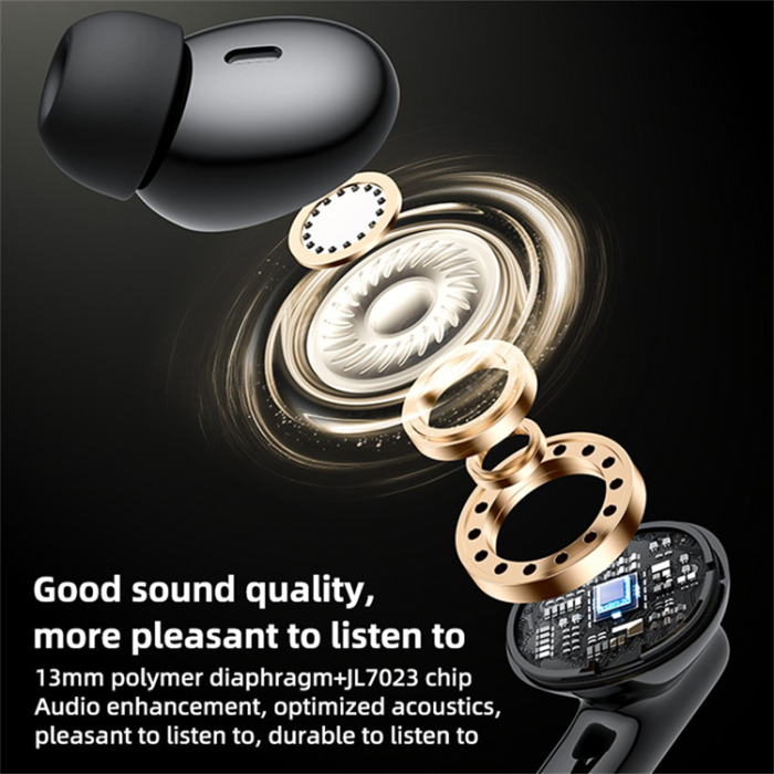 Yesido - YESIDO TWS Trådlösa Bluetooth 5.3 Hörlurar In-ear TWS26 - Svart