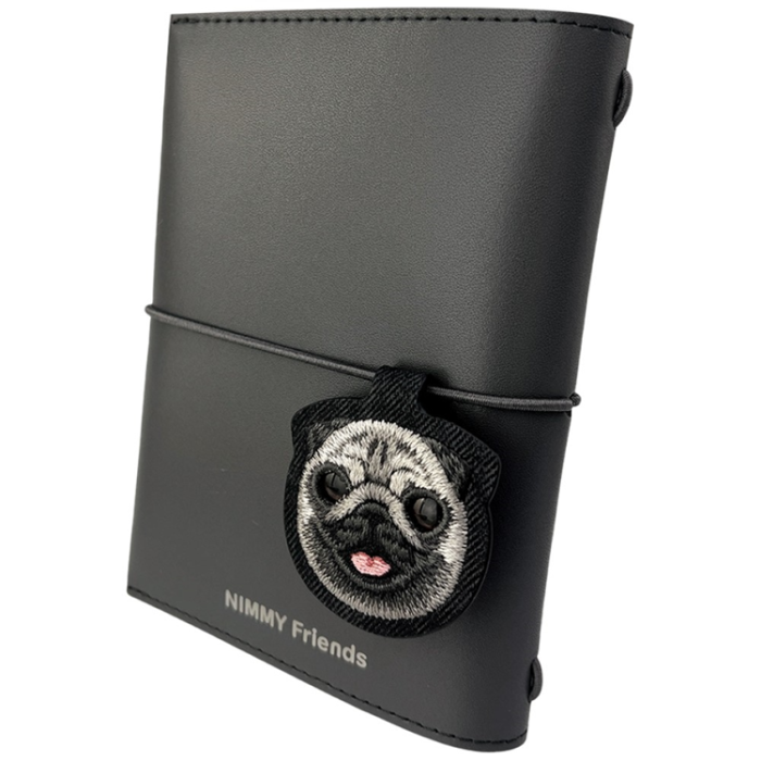 NIMMY - Nimmy 2in1-Set Notebook och Penna New Big-Eye Cute Pets 2.0 Dog - Svart