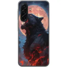 Gustaf - Mobilskal till Samsung Galaxy A17 5G med Ylande varg