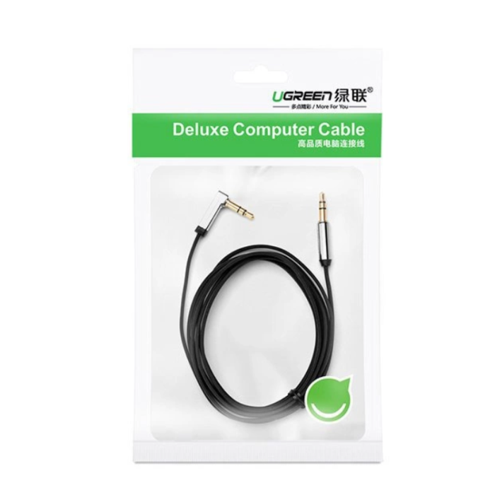 Ugreen - Ugreen AUX ljudkabel 3.5mm minijack 0.5 m - Svart