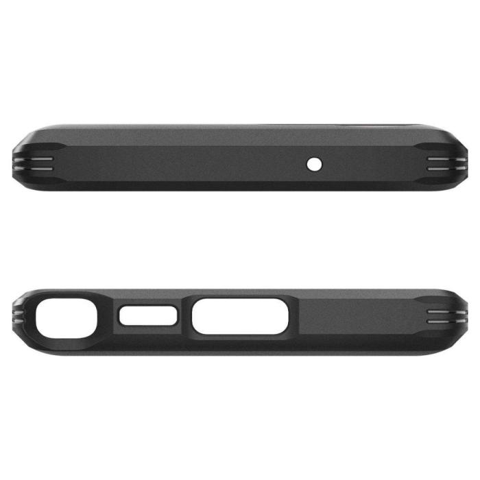 Spigen - Spigen Galaxy S23 Ultra Skal Tough Armor - Svart