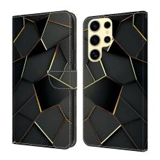 OEM - Pl&aring;nboksfodral f&ouml;r Samsung Galaxy S26 Ultra F&auml;llbart St&auml;ll - Svart