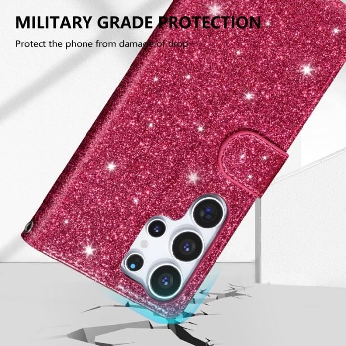 OEM - Mobilfodral för Samsung Galaxy S26 Ultra Kickstand Konstläder - Rosa