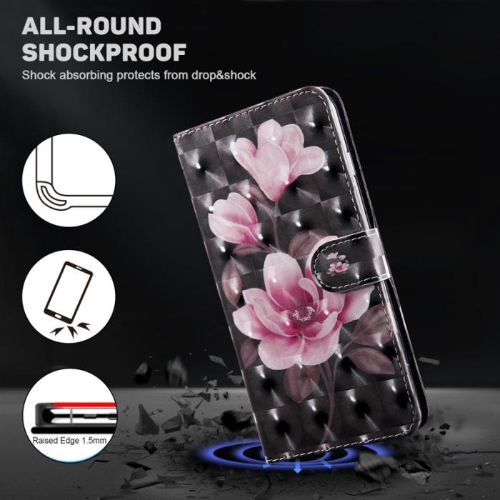 OEM - Mobilfodral för Samsung Galaxy S26 Plus Ställmönster Konstläder - Rosa