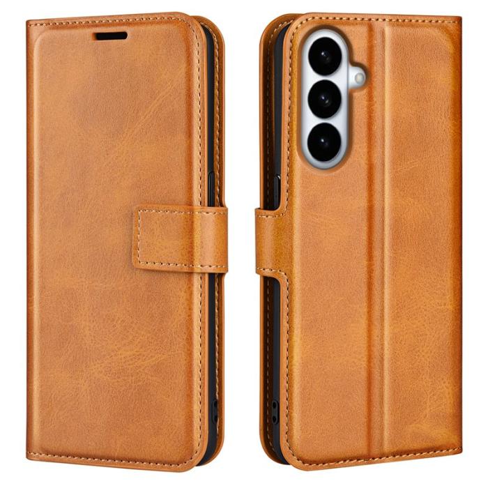 OEM - Mobilfodral för Samsung Galaxy S26 Plus Stativ Konstläder - Gul