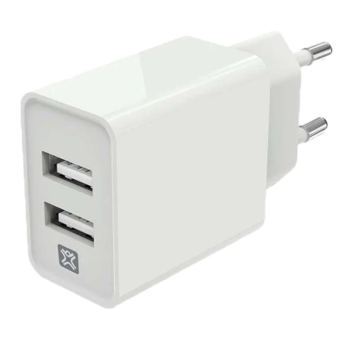 UTGATT1 - XtremeMAC Dubbel USB Väggladdare 12W - Vit