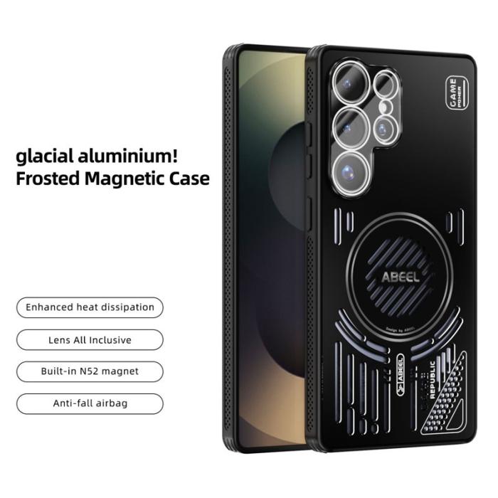 ABEEL - ABEEL Mobilskal till Samsung Galaxy S25 Ultra Aluminium Svart