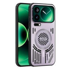 ABEEL - ABEEL Mobilskal till Xiaomi 17 Pro Max MagSafe TPU + PC Aluminium Lila