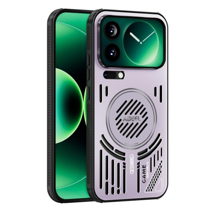 ABEEL - ABEEL Mobilskal till Xiaomi 17 Pro Max MagSafe TPU + PC Aluminium Lila