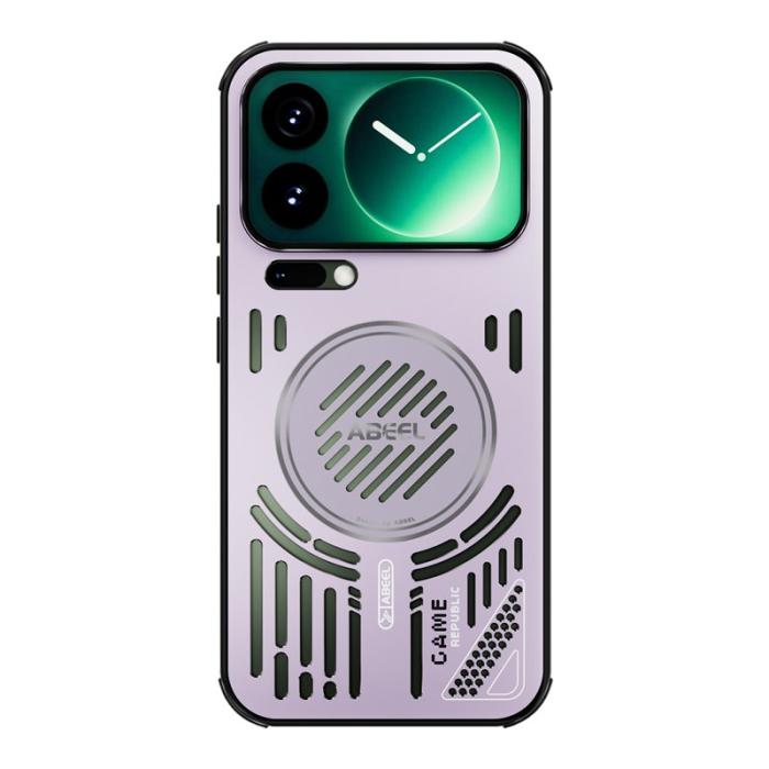 ABEEL - ABEEL Mobilskal till Xiaomi 17 Pro Max MagSafe TPU + PC Aluminium Lila