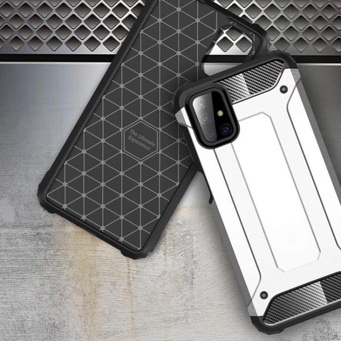 UTGATT1 - Hybrid Armor Skal Galaxy M51 - Blå