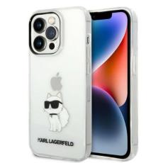 KARL LAGERFELD - Karl Lagerfeld iPhone 14 Pro Mobilskal Ikonik Choupette
