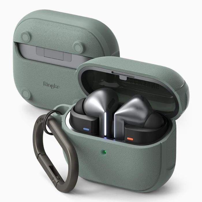 Ringke - Ringke Galaxy Buds 3/3 Pro Skal Magsafe Onyx Magnetic - Sage Grön