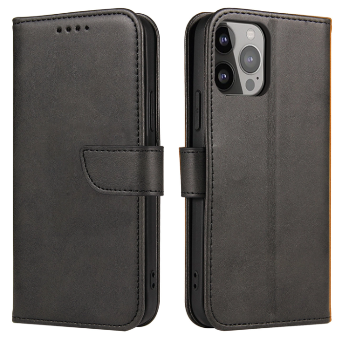 OEM - iPhone 15 Pro Plånboksfodral Magnet - Svart