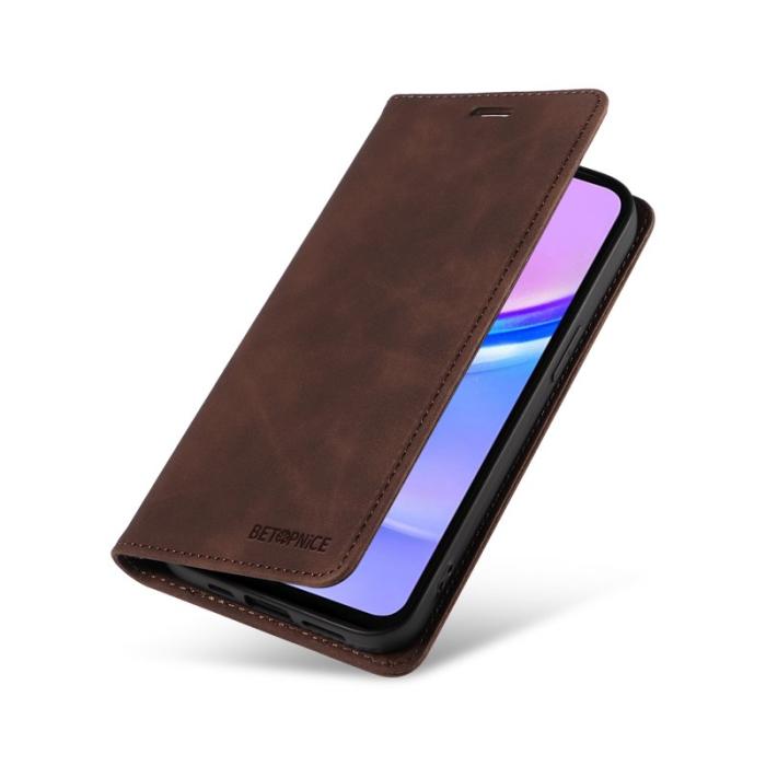 BETOPNICE - BETOPNICE 003 Plånboksfodral för Samsung Galaxy A17 5G Konstläder - Brun
