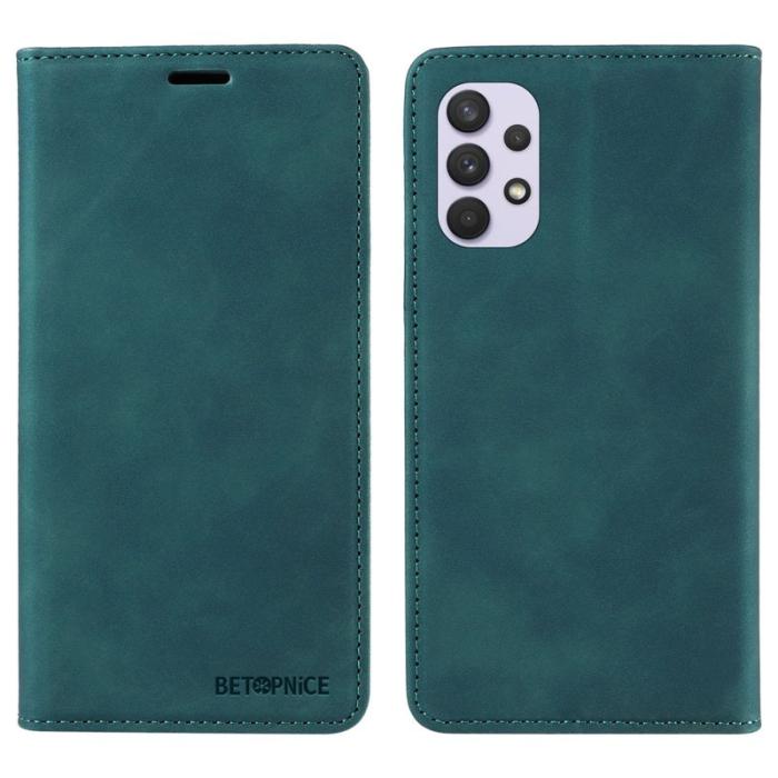 BETOPNICE - BETOPNICE 003 Plånboksfodral för Samsung Galaxy A32 5G - Konstläder - Grön