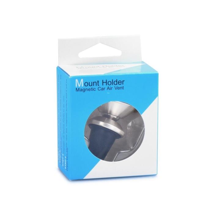 OEM - Magnetisk mobilhållare till ventgaller Silver