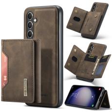 DG.MING - DG.MING Konstl&auml;der Pl&aring;nboksfodral f&ouml;r Samsung Galaxy A16 5G - Brun